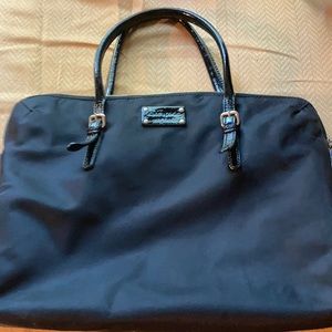 Black Kate Spade soft briefcase type bag.